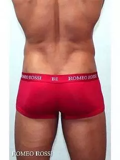 Яркие хипсы из модала и хлопка красного цвета Romeo Rossi RTRR5001-08